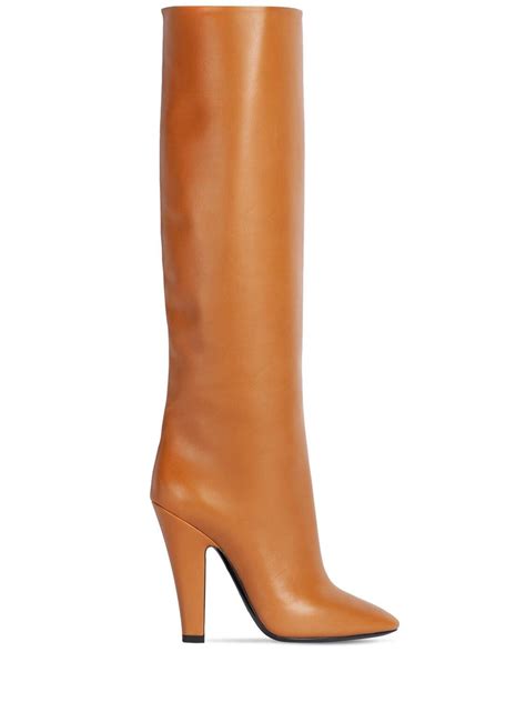 ysl boots brown|ysl boots for women.